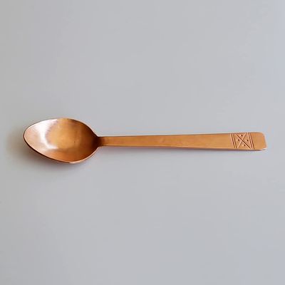 Pure Copper Handmade Spoon Copper Tableware Pure Copper Rice Spoon Copper Spoon Copper Small Spoon (Copper Spoon)
