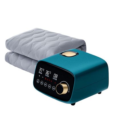 Heating Mattress Pad Water Heated Mattress Pad, Comfortable and Safe Water Circulation Electric Blanket, Safe and Comfortable Without Radiation (Color : Green, Size : 1.5X1.8M)