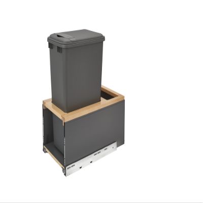 REV-A-Shelf Legrabox Pullout Waste Container for Full-Height Cabinets w/Soft-Close
