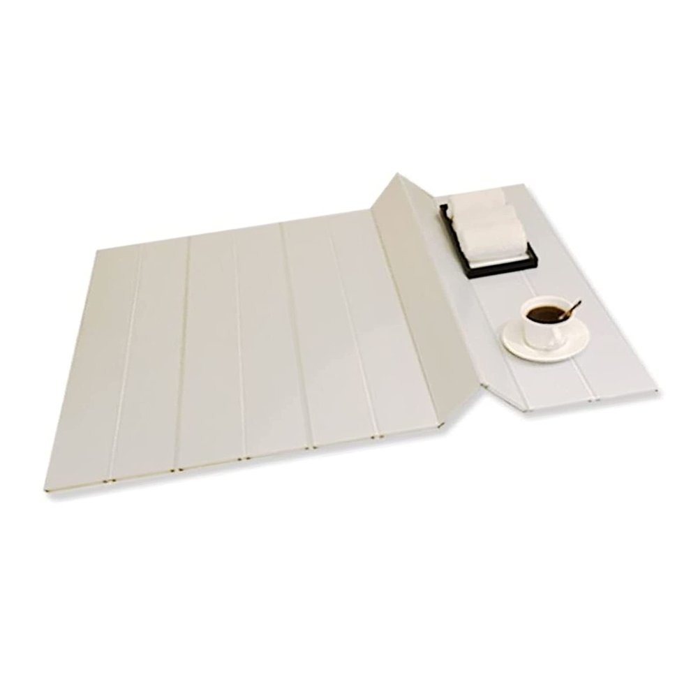 LYLFF Blind Bath Cover, Waterproof PVC Bathtub Boards Foldable Insulation Board Bathtubs Board for Home, Bathroom (Size : 165x80x0.7cm)