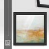 10x10 Frame Black and Gold Pinstripe Solid Wood Picture Frame Width 1.25 Inches | Interior Depth 0.5 Inches | Gessato Gold Modern Frame with UV Acrylic, Foam Board Backing & Hanging Hardware view 4