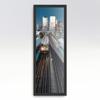 10x30 Frame Black and Gold Pinstripe Solid Wood Picture Frame Width 1.25 Inches | Interior Depth 0.5 Inches | Gessato Gold Modern Frame with UV Acrylic, Foam Board Backing & Hanging Hardware view 4