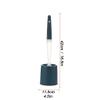 jinyi2016SHOP Toilet Brush Toilet Brush Holder Household Wall-Mounted Toilet Cleaning Brushs Bathroom Long Handle Soft Bristles Cleaning Brush 360 No Dead Angle Toilet Bowl Brush Toilet Accessories view 2