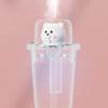 Portable humidifier car humidifier Cold Fog humidification Children's Room Travel Office Bedroom with high and Low Fog Settings 7 Color Night Light Automatically Turn Off 360 ml view 3