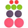 Replacement Lids for Pyrex Glass Food Storage Containers Round (2) 7202-PC 1 Cup Red (3) 7200-PC 2 Cup Green (2) 7201-PC 4 Cup Purple (2) 7402-PC 6/7 Cup Fuchsia view 1