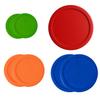 Replacement Lids for Pyrex Glass Food Storage Containers Round Plastic (2) 7202-PC 1 Cup Green (2) 7200-PC 2 Cup Orange (2) 7201-PC 4 Cup Blue (1) 7402-PC 6/7 Cup Red view 1