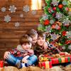 46Pcs Plastic Snowflake Ornament Christmas Glitter Snowflake Hanging Christmas Tree Decorations with Silver Rope for Winter Decorations Tree Window Door Accessories (Silver) view 3