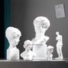 ECYC Ltd Figure Bust Statue Resin Art Crafts Sculpture Statue Room Decorative Plaster for Sculpture Painting David Venus Plaster Portrait view 3
