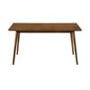 Armen Living Westmont 59" Rectangular Wood Dining Table in Walnut view 1