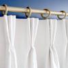 Blackout Double Pinch Pleated Window Curtain Panels Luxury Polyester Drapes for Bedroom with Full Blackout with Very Easy Hanging Option via Hook (Light Blue Solid, 72"x120", 1 Panel) view 4