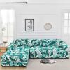 Stretch Sofa Slipcover for L-Shaped Sofa Cover, 2pcs Sectional Couch Covers Printed 2 3 4 Seater Furniture Protector for Living Room Pets Kids view 1