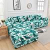 Stretch Sofa Slipcover for L-Shaped Sofa Cover, 2pcs Sectional Couch Covers Printed 2 3 4 Seater Furniture Protector for Living Room Pets Kids view 3