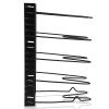 Alvinlite Heavy Duty Pan Organizer, 5 Tiers Rack Adjustable - for Cast Iron Skillets Griddles Shallow Pots and Lid - Kitchen Cookware Holder view 2