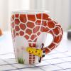 Arawat 3d Animal Mugs Giraffe Mug Gift Funny Ceramic Coffee Mug 400ml Cute Tea Cup Birthday Gifts for Boyfriend Boys Women Men Giraffe Porcelain Cups view 2