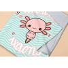 Avalokitesvara Just A Girl Who Loves Axolotl Flannel Blanket Super Soft and Warm for Bed Couch Sofa 120x90 Inch King Blanket for Family view 2