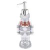 Avanti Linens - Soap Dispenser/Lotion Pump, Christmas Bathroom Decor (Holiday Collection, Silver Nutcracker) view 1