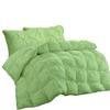 All-Season Luxurious Down Alternative Pinch Pleated Comforter Set Cal-King (110'' x 98'') TC 5pcs Cotton Egyptian Sage Green view 1