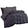 All-Season Luxurious Down Alternative Pinch Pleated Comforter Set Super King 120x120 TC 1pcs Cotton Egyptian Dark Grey view 1
