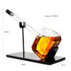 Thors Hammer Whiskey and Wine Decanter 2000ml by The Wine Savant, Miljoner for Tequila, Bourbon, Scotch, or Wine - Thor Avengers Gifts, Marvel Style Gifts, Mjlnir Gifts for Dad view 2