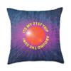 21 years old 21st birthday TRIP AROUND THE SUN legal age kid Throw Pillow view 1