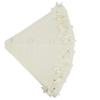 Fennco Styles Handmade Felt Flower Holiday Christmas Tree Skirt 72 Inch Round - White Tree Skirt for Home, Holiday Tree, Indoor and Special Occasion view 4
