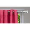 2 Pack Adjustable 3/4" Single Window Curtain Rod 50" to 82" Silver view 4