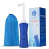 XL laphang Portable Bidet 500ml Blue Peri Bottle with Waterproof Pouch and Cap  PP + TPR, Leak Proof & Scratch Resistant Perineal Bottle for Postpartum Hemorrhoids Healing, Maternity Kit Essentials view 1