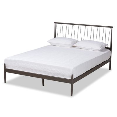 Baxton Studio Samir Beds (Platform), Black