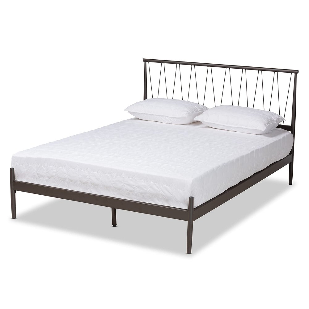 Baxton Studio Samir Beds (Platform), Black