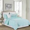 C&F Home Blue Tropics 2 Piece Twin Quilt Set Blue Leaf Print Coastal Ocean Beach Seaside 100% Cotton Lightweight Machine Washable Reversible Bedspread Coverlet Twin 2 Piece Set Blue view 1