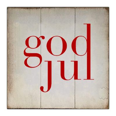 Aihesui Rustic Wood Signs Modern Home Wall Hanging God Jul Merry Christmas Plaque Use for Living Room Kitchen Batheroom Bedroom 16x16inch