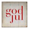 Aihesui Rustic Wood Signs Modern Home Wall Hanging God Jul Merry Christmas Plaque Use for Living Room Kitchen Batheroom Bedroom 16x16inch view 1