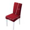6PCS Dining Chair Covers Polyester Stretch Dining Room Chair Slipcovers Removable Available Waterproof and Washable Chair Covers for KitchenBanquetHotel and PartyBlack view 2