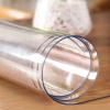 2mm Thick Clear Table Cover Cloth Protector, Table Mat for Dining Room Table, Clear Mat Plastic Vinyle Tablecloth, Table Pad for Kitchen Wood Grain Sheet(90150/90180/90190cm) view 1