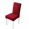 6PCS Dining Chair Covers Polyester Stretch Dining Room Chair Slipcovers Removable Available Waterproof and Washable Chair Covers for KitchenBanquetHotel and PartyRed Wine view 1