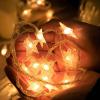 Ramadan Decorations Star String Lights, 20 FT 40 LED Battery Operated Twinkle Lights Warm White Cute Hanging Star Fairy Light for Bedroom Room Office Home Camper Indoor Outdoor Eid Xmas Tree Decor view 2