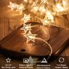 Ramadan Decorations Star String Lights, 20 FT 40 LED Battery Operated Twinkle Lights Warm White Cute Hanging Star Fairy Light for Bedroom Room Office Home Camper Indoor Outdoor Eid Xmas Tree Decor view 3