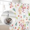 Pulongpoq Western Texas Star Shower Curtain Hooks - Stainless Steel, Glass, Resin, Set of 12 Shower Curtain Rings 3.7x3.7cm view 4