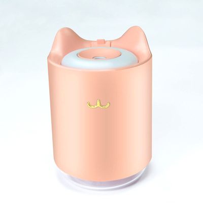 BcofoA Portable USB Cold Mist humidifier, 320ml Mini air humidifier, Cute Cold Mist Mini humidifier, Suitable for Office, Bedroom, car, Children's Baby Room and Bedroom.