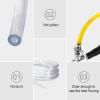 MRbrew 15 Feet Beer Tubing, PVC Beer Hose with Hose Clamps I.D. 3/16" Food Grade Liquid Line for Kegerator Draft Beer Dispenser System Home Brewing & Multiple Setups view 3