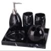 ZHANGWJ Bathroom Accessory Set Bathroom Accessory Set European-Style Simple Wash Cup Toothbrush Holder Soap Box Set view 1