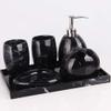 ZHANGWJ Bathroom Accessory Set Bathroom Accessory Set European-Style Simple Wash Cup Toothbrush Holder Soap Box Set view 3