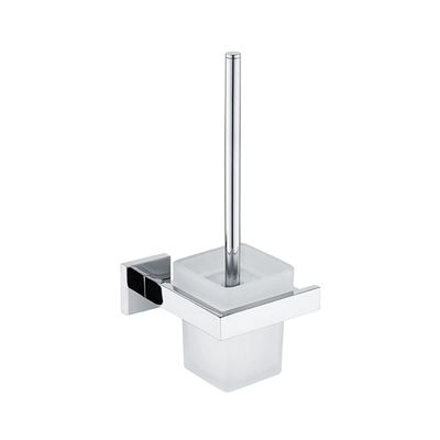 Bathroom Hardware Sets Double Towel Bars, Bathroom Towel Hanger Rack, Stainless Steel Bathroom Accessories, Soap Dish, Toilet Brush Holder Bathroom Hardware Towel Set ( Color : Toilet Brush Holder )