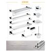 Bathroom Hardware Sets Double Towel Bars, Bathroom Towel Hanger Rack, Stainless Steel Bathroom Accessories, Soap Dish, Toilet Brush Holder Bathroom Hardware Towel Set ( Color : Toilet Brush Holder ) view 3