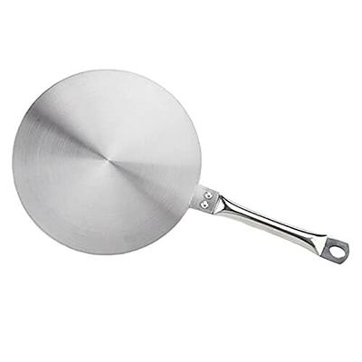 1Pcs Induction Cooker Composite Steel Thermal Conductor Adapter Plate Pan Pan Frying Pan Kitchen Accessories Induction Converter (21.5 cm)