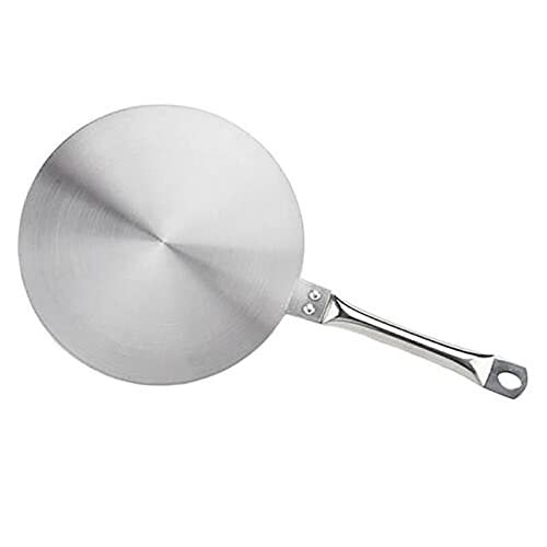 1Pcs Induction Cooker Composite Steel Thermal Conductor Adapter Plate Pan Pan Frying Pan Kitchen Accessories Induction Converter (21.5 cm)