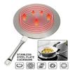 1Pcs Induction Cooker Composite Steel Thermal Conductor Adapter Plate Pan Pan Frying Pan Kitchen Accessories Induction Converter (21.5 cm) view 3