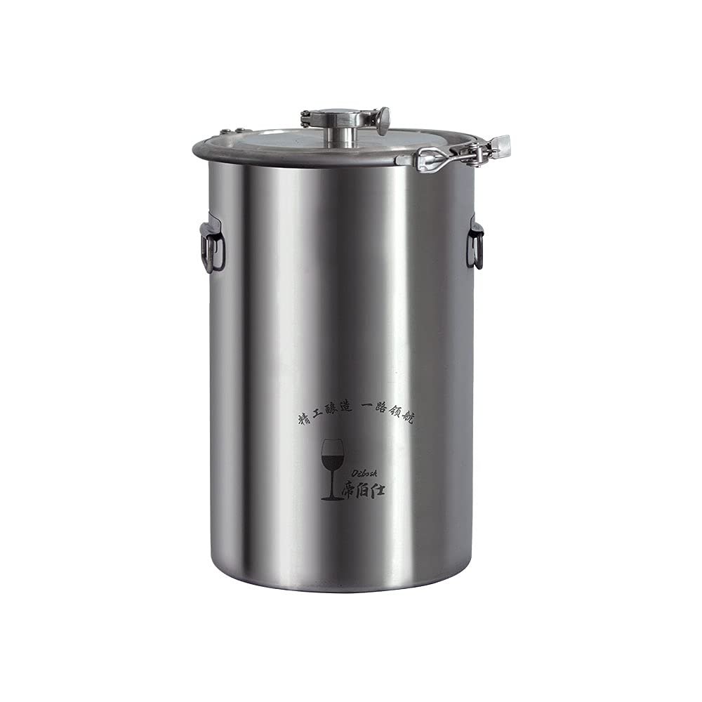 60L 316 stainless steel domestic small fermenter, wine storage tank, sealed tank, wine distillation and fermentation container (316 without tap)