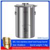 60L 316 stainless steel domestic small fermenter, wine storage tank, sealed tank, wine distillation and fermentation container (316 without tap) view 2