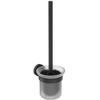 Ideal Standard A9119XG IOM Toilet Brush Set, Silk Black view 1